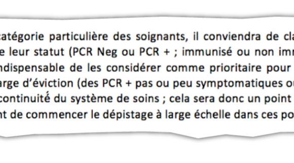 Faute de protection, des soignants souffrent, contaminent et succombent