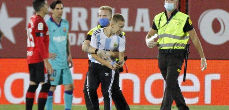 Majorque-Barcelone : La Liga va poursuivre le supporter qui a fait irruption sur la pelouse lors du match