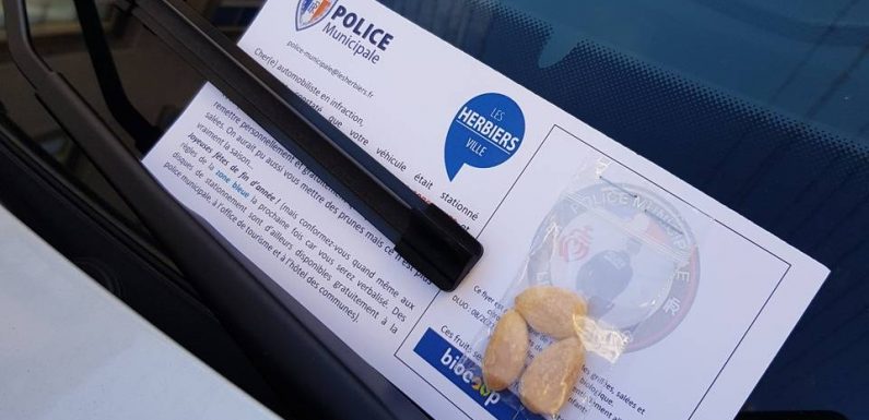 En Vendée, la police fait de l’humour et sanctionne les automobilistes avec… des amandes salées